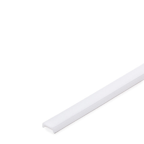Perfíl de Aluminio para LEDS - Difusor Opal -Tira de 1 Metro