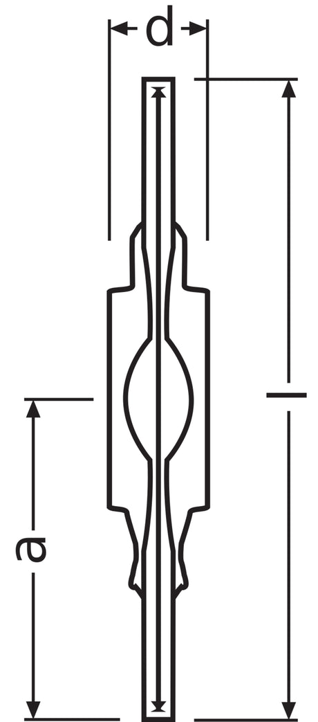 Ledvance/Osram HM Quemador Cuarzo RX7s 70W 6100Lm 4200K