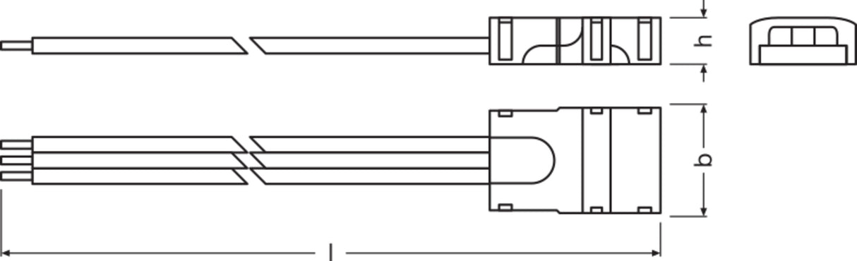 Ledvance Conectores Tiras LED TW -CP/P3/500 Pack 2