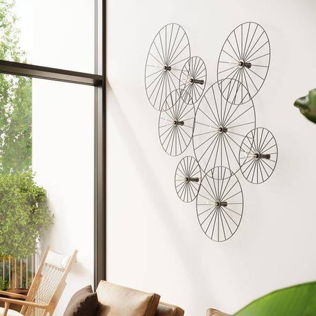 Aplique de pared SIRKEL 60, negro, E27