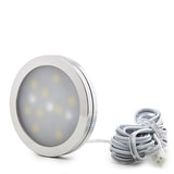 Mini Plafón de LEDs de Superfice para Muebles 2W 200Lm 30.000H Cable 2M