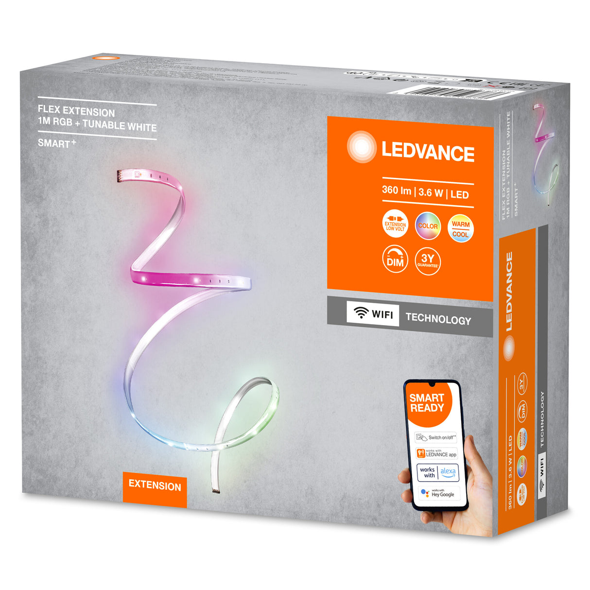 Tira LED Ledvance "Smart"   3,6W 320Lm 2700…6500K 110º IP20 Regulable