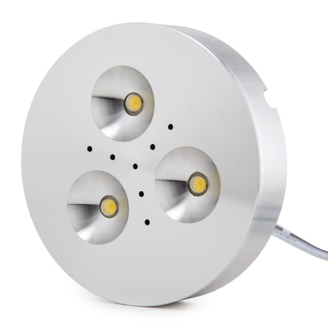 Mini Plafón de LEDs de Superfice para Muebles 3,5W 300Lm 30.000H Cable 2M