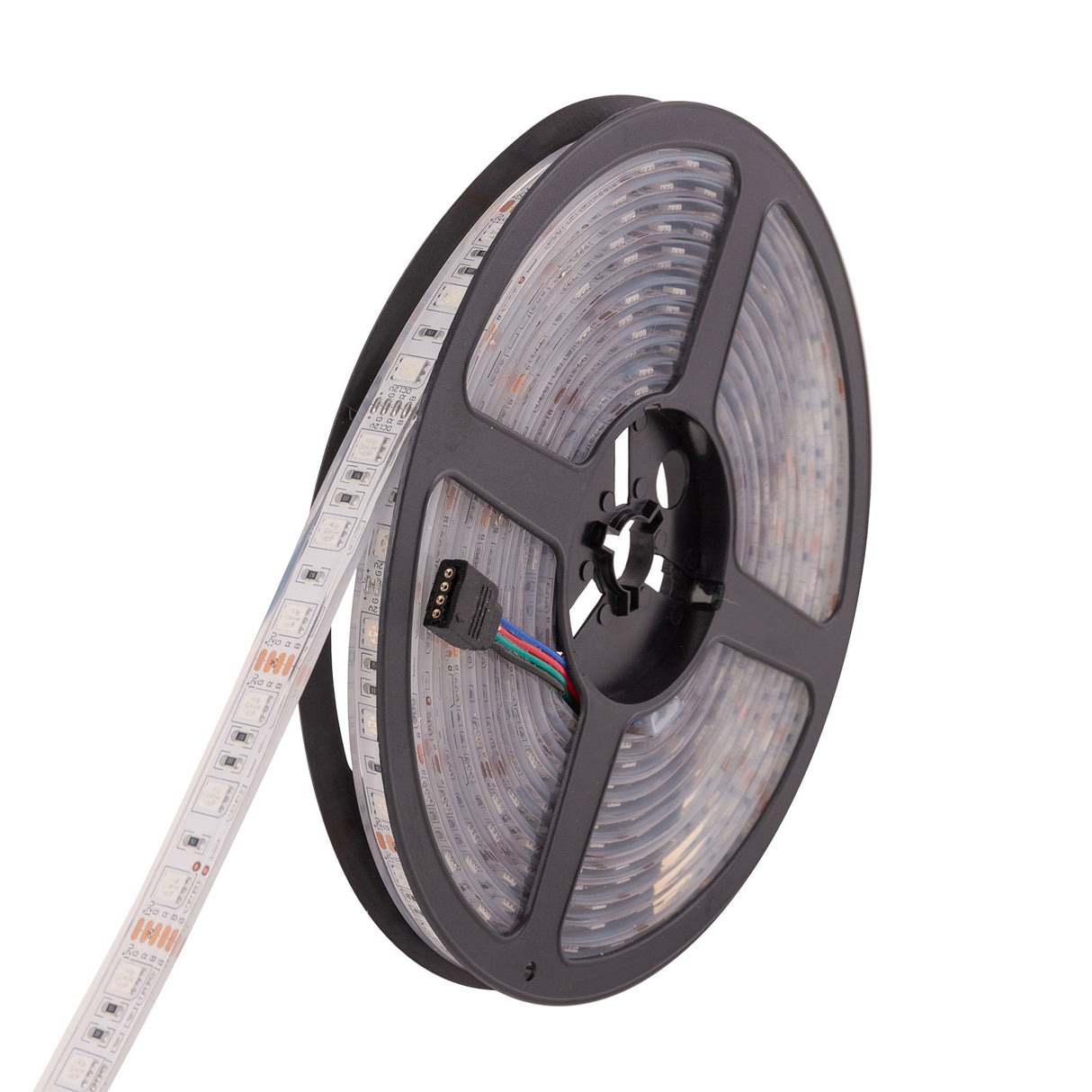 Tira de 60 LEDs 72W 4.000Lm SMD5050 12VDC IP68 RGB Sumergible x5M 40.000H [CA-5050-12V-IP68-RGB]-RGB