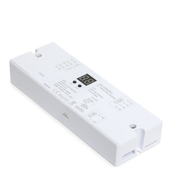 Dimmer AC TRIAC DALI 2 Canales Max. 2 x 144W