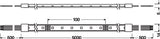 Tira de LEDs Ledvance EC Performance LS PFM-1000/RGBW/830/5/IP66  Regulable