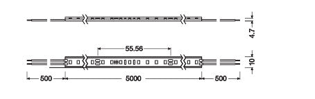 Tira de LEDs Ledvance EC Performance LS P-500/965/5/IP67  Regulable