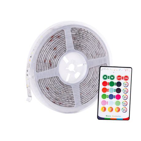 Tira 72 LEDs Digital WIFI 12VDC RGB+CW+WW IP65 Control Remoto Compatible Tuya