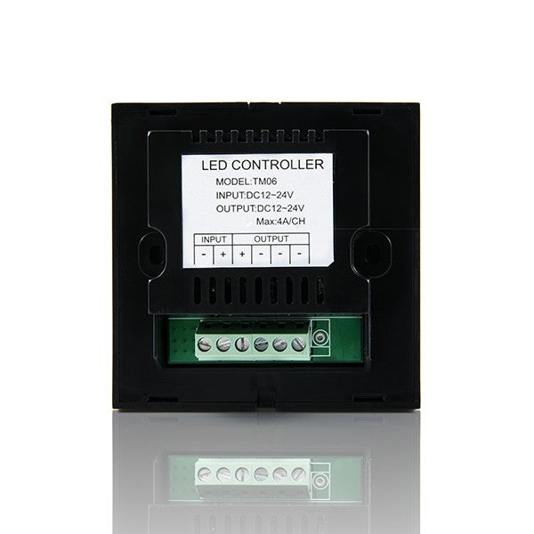 Dimmer Empotrable Táctil para Tiras de LEDs Unicolor 12-24VDC hasta 144/288W