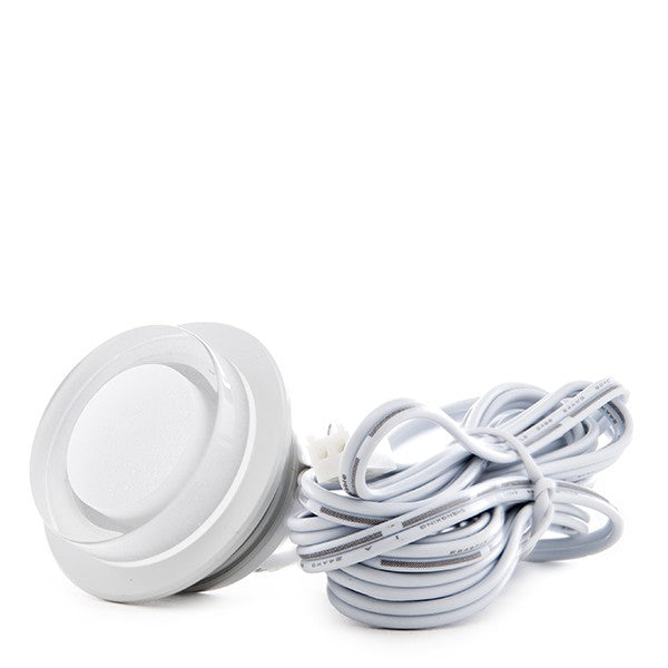 Mini Plafón de LEDs de Superfice para Muebles 1W 100Lm 30.000H Cable 2M