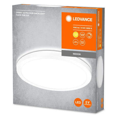 Plafón LED Ledvance    15W 1100Lm 3000K 110º IP20 Regulable