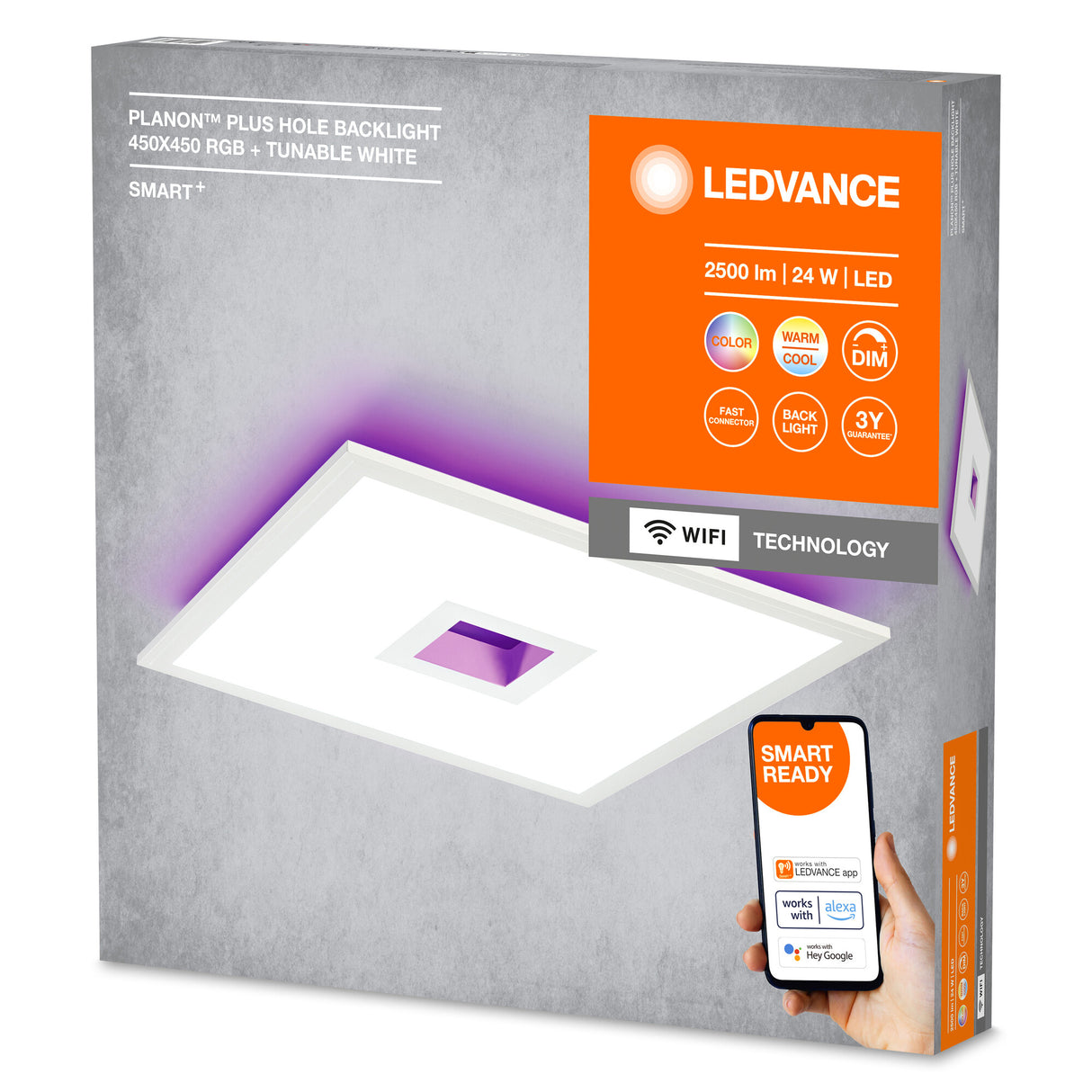 Plafón LED Ledvance "Smart"   24W 1550Lm 2700…6500K 120º IP20 Regulable