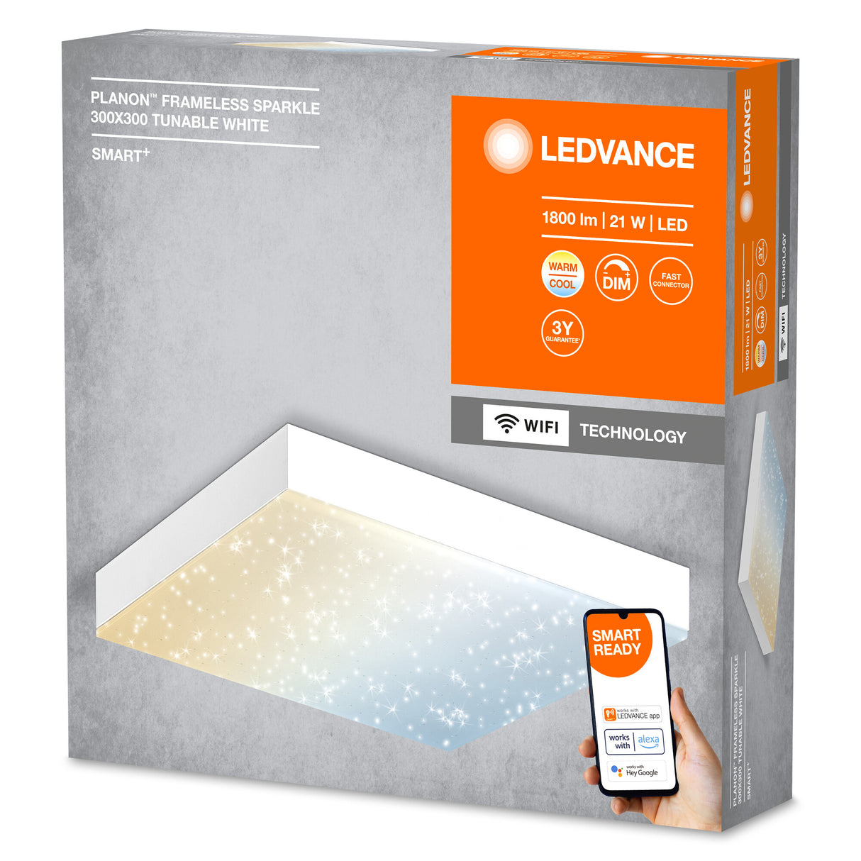 Plafón LED Ledvance "Smart"   21W 850Lm 3000…6500K  IP20 Regulable