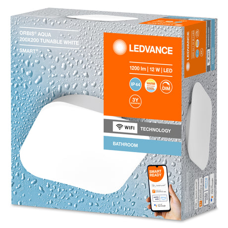 Plafón LED Ledvance "Smart"   12W 900Lm 3000…6500K 110º IP44 Regulable