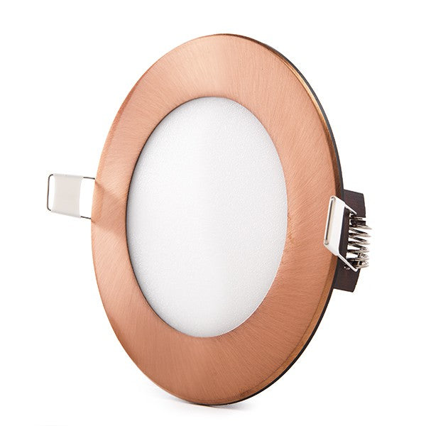 Placa de LEDs Circular Ø120mm 6W 480Lm 50.000H Bronce