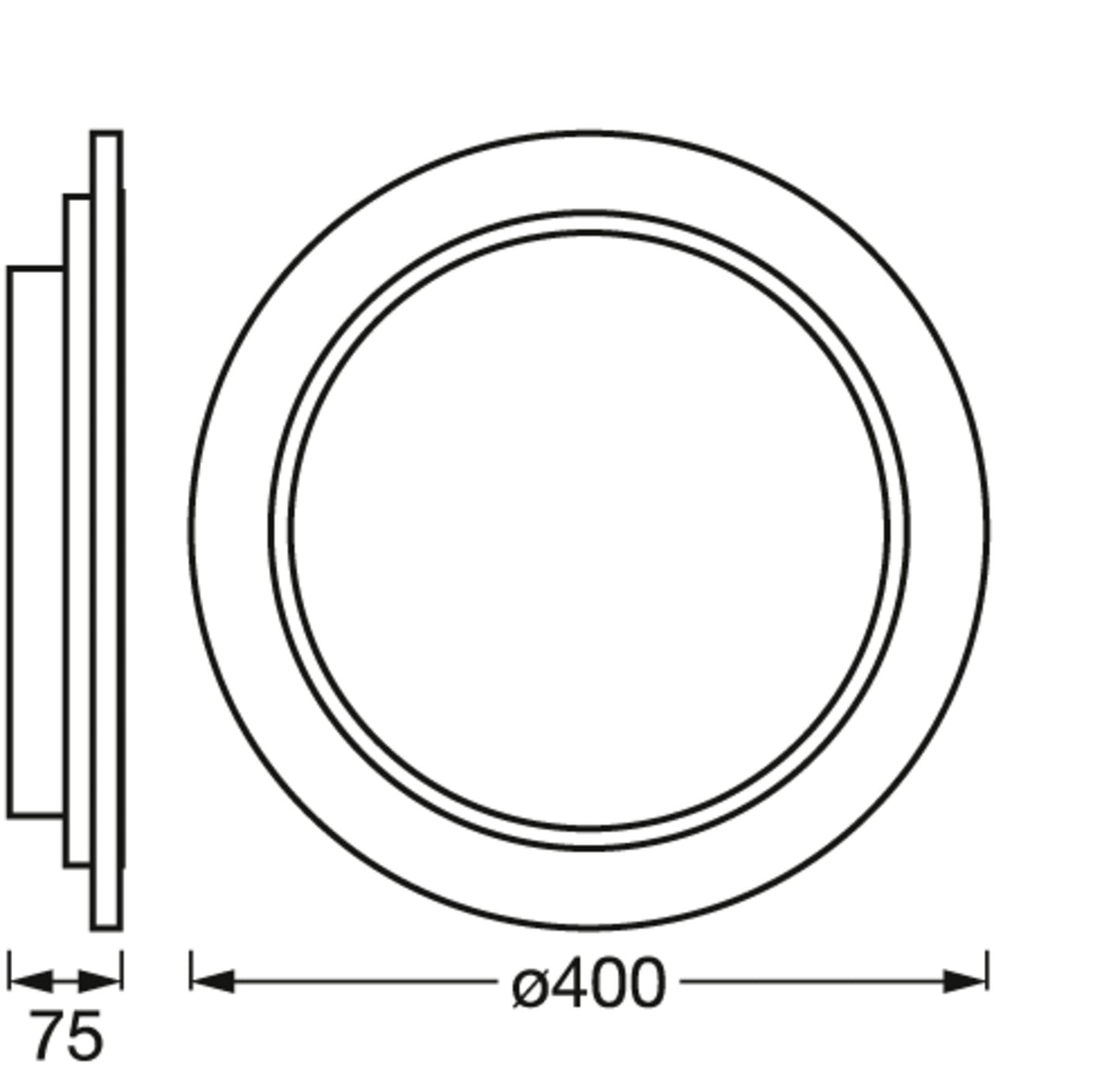 Plafón LED Ledvance "Smart"   24W 1250Lm 2700…6500K 360º IP20 Regulable