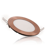 Placa de LEDs Circular Ø120mm 6W 480Lm 50.000H Bronce