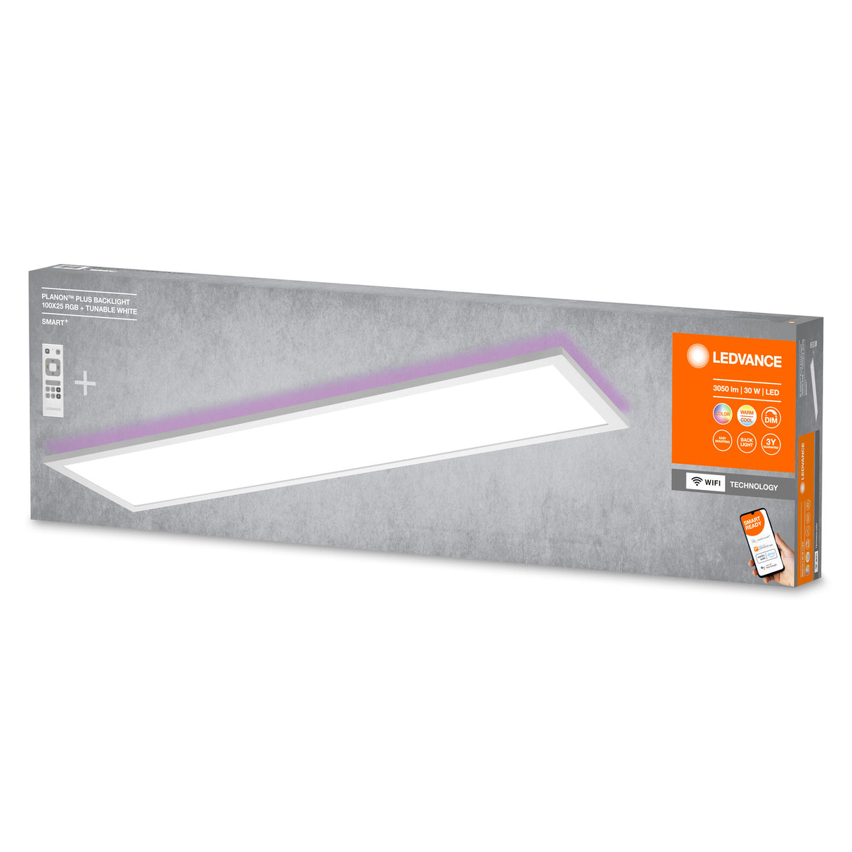 Plafón LED Ledvance "Smart"   30W 1900Lm 3000…6500K 110º IP20 Regulable