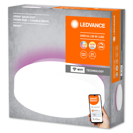 Plafón LED Ledvance "Smart"   28W 1400Lm 3000…6500K 110º IP20 Regulable