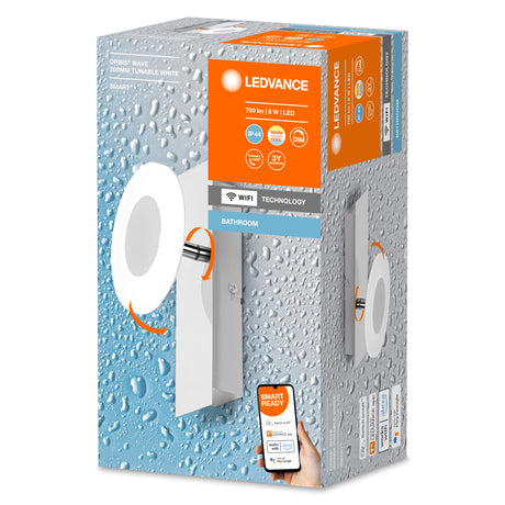 Plafón LED Ledvance "Smart"   8W 400Lm 3000…6500K 110º IP44 Regulable