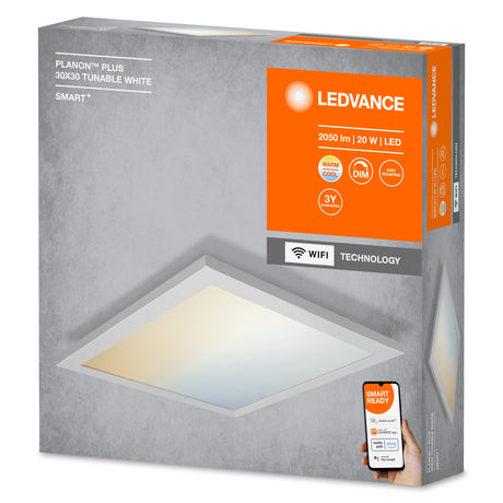 Plafón LED Ledvance "Smart"   20W 1500Lm 3000…6500K 110º IP20 Regulable