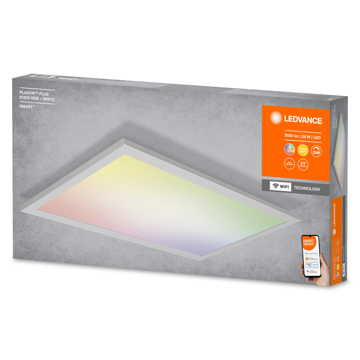 Plafón LED Ledvance "Smart"   28W 2000Lm 3000K 110º IP20 Regulable