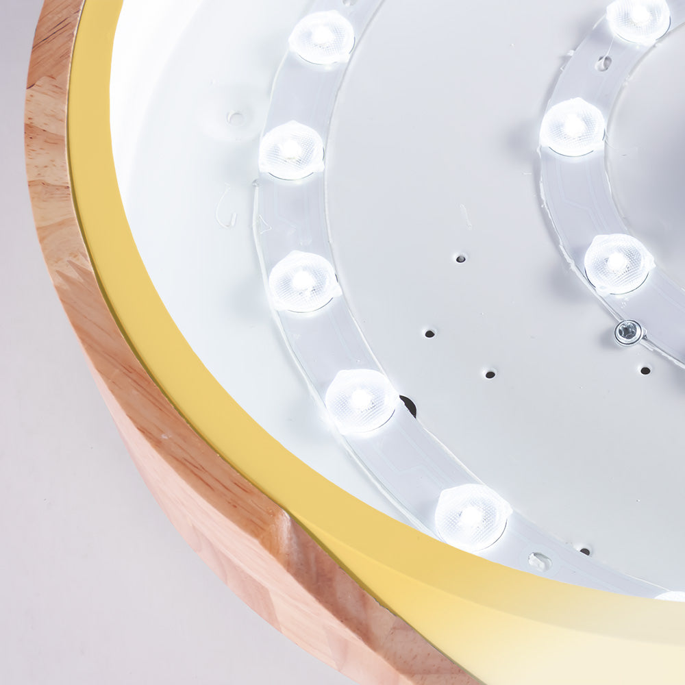 Plafón LED Circular Superficie Bicolor  "Gwendoline" 18W 1800LM Temperatura Color Ajustable