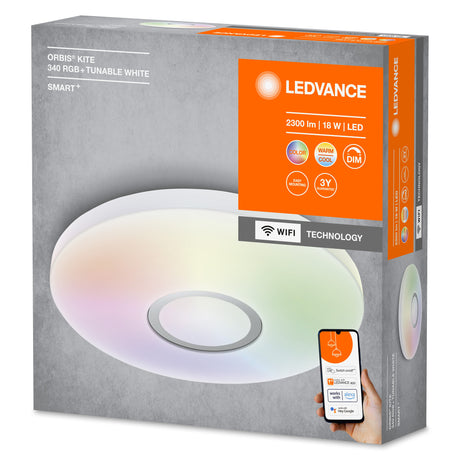Plafón LED Ledvance "Smart"   18W 1400Lm 2700…6500K 120º IP20 Regulable