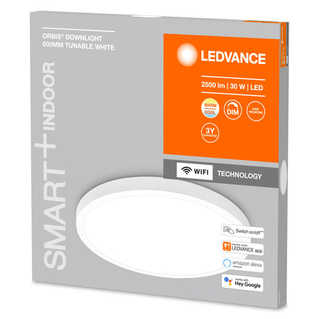 Plafón LED Ledvance "Smart"   30W 2500Lm 3000…6500K 110º IP20 Regulable