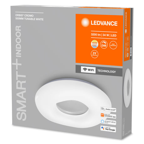 Plafón LED Ledvance "Smart"   34W 3200Lm 3000…6500K 142º IP20 Regulable