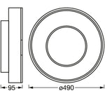 Plafón LED Ledvance "Smart"   32W 3150Lm 2700…6500K 360º IP20 Regulable