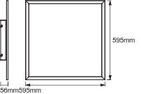 Plafón LED Ledvance "Smart"   36W 3000Lm 3000…6500K 110º IP20 Regulable