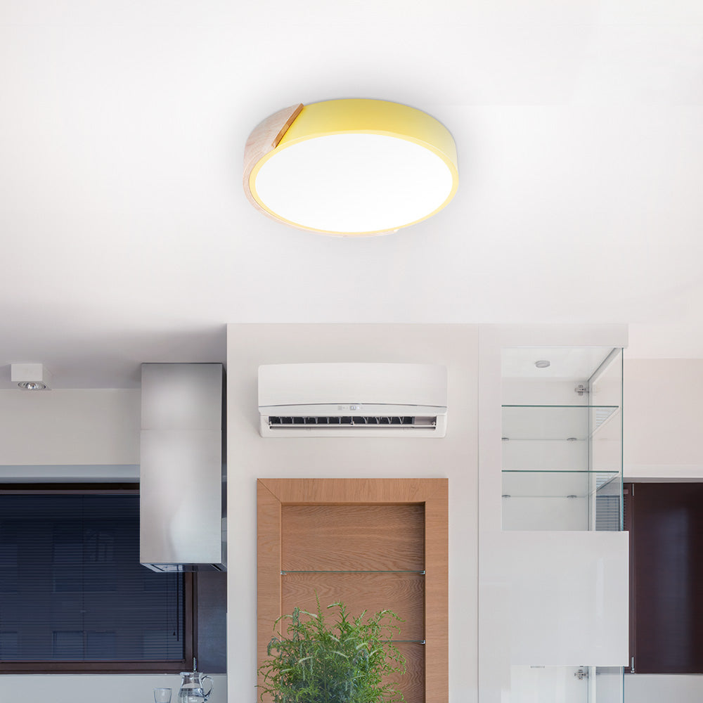 Plafón LED Circular Superficie Bicolor  "Gwendoline" 18W 1800LM Temperatura Color Ajustable