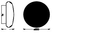 Plafón LED Ledvance "Smart"   12W 850Lm 3000…6500K 110º IP44 Regulable