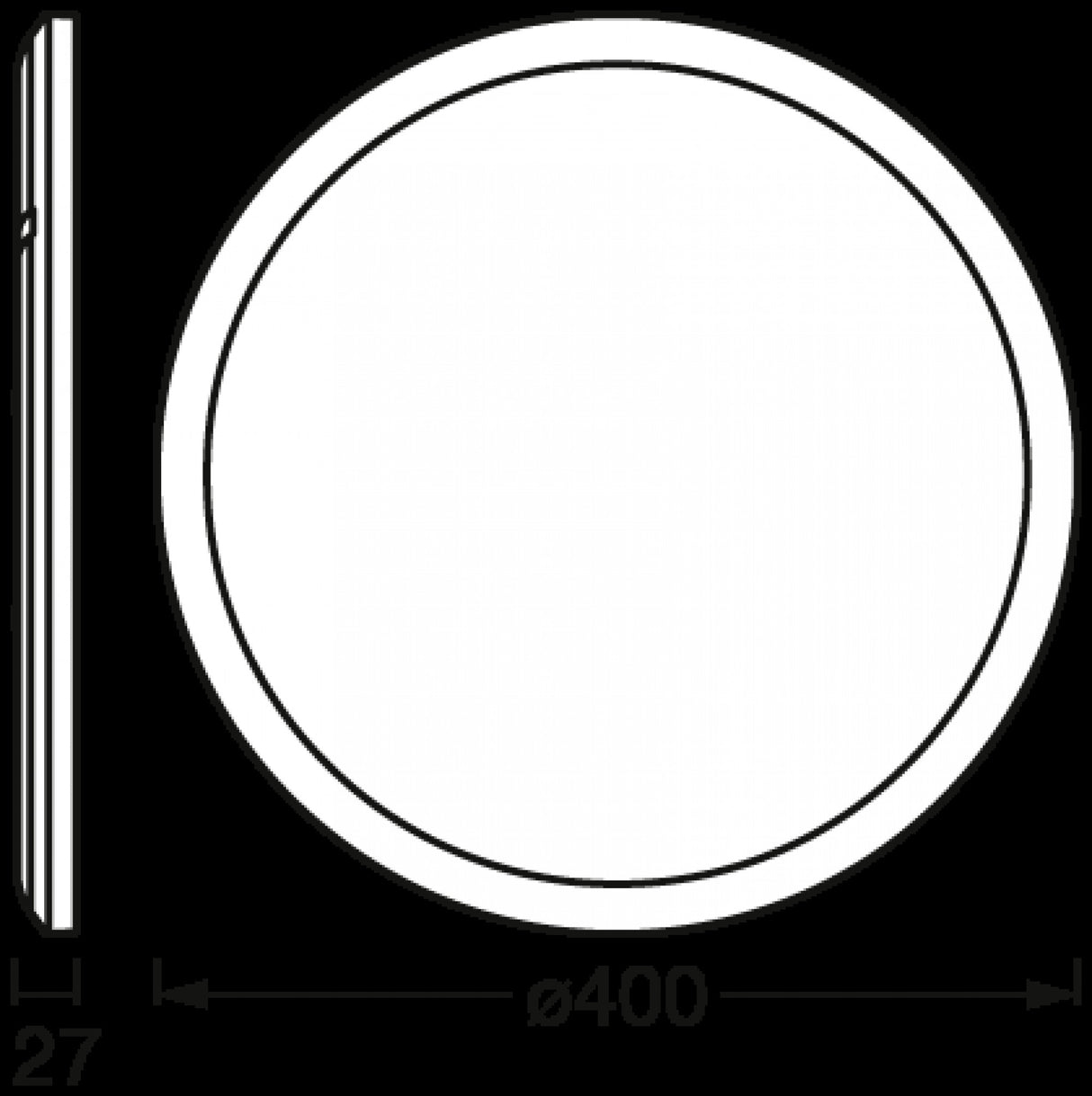 Plafón LED Ledvance    22W 1740Lm 3000K 110º IP20 Regulable