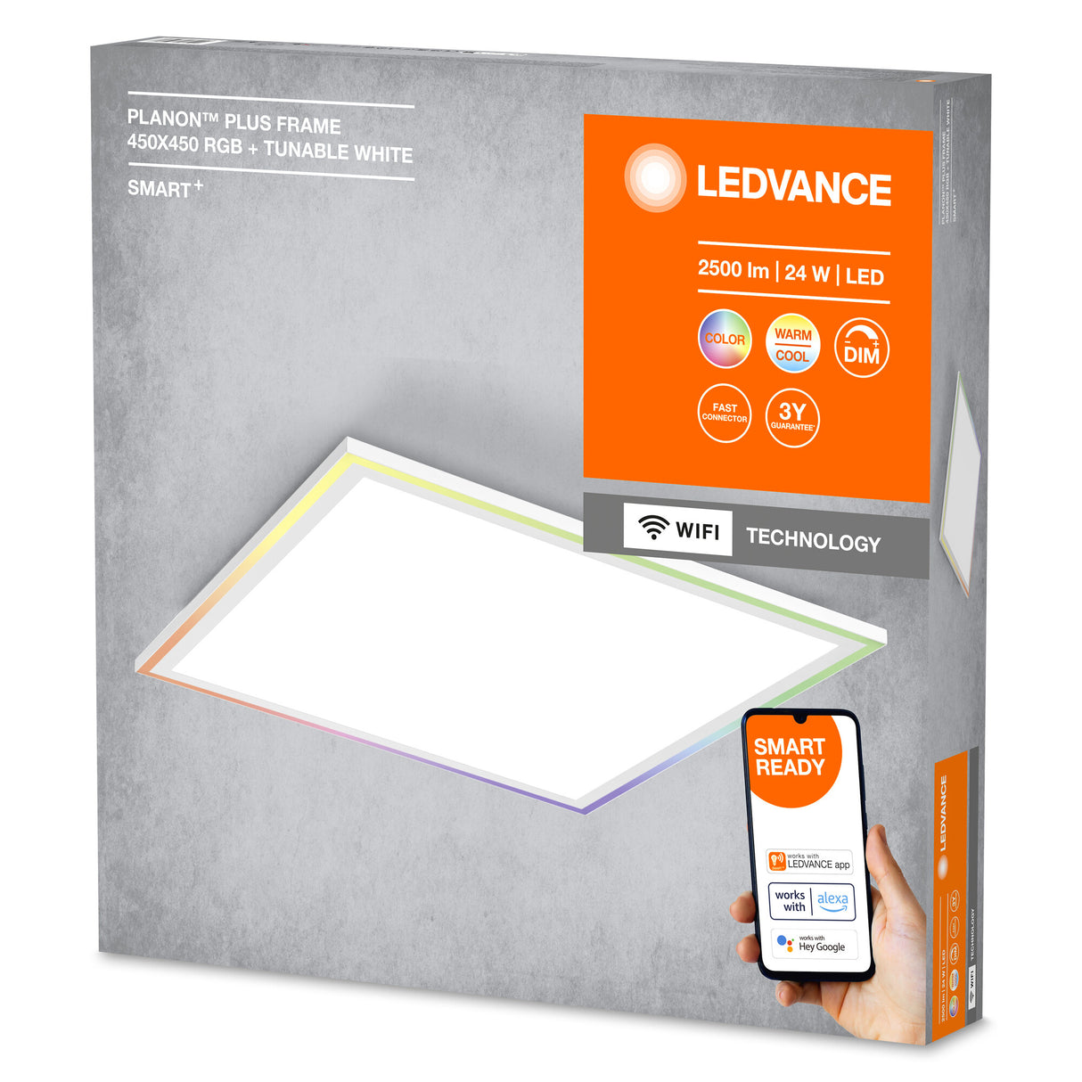 Plafón LED Ledvance "Smart"   24W 1750Lm 2700…6500K 120º IP20 Regulable
