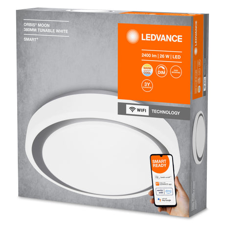 Plafón LED Ledvance "Smart"   26W 2400Lm 3000…6500K 154º IP20 Regulable