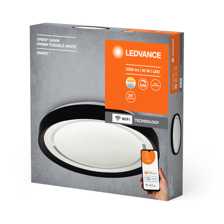 Plafón LED Ledvance "Smart"   30W 1850Lm 2700…6500K 120º IP20 Regulable