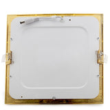 Placa de LEDs Cuadrada 225x225mm 18W 1300Lm 50.000H Dorado