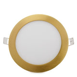 Placa de LEDs Circular Ø170mm 12W 860Lm 50.000H Dorado