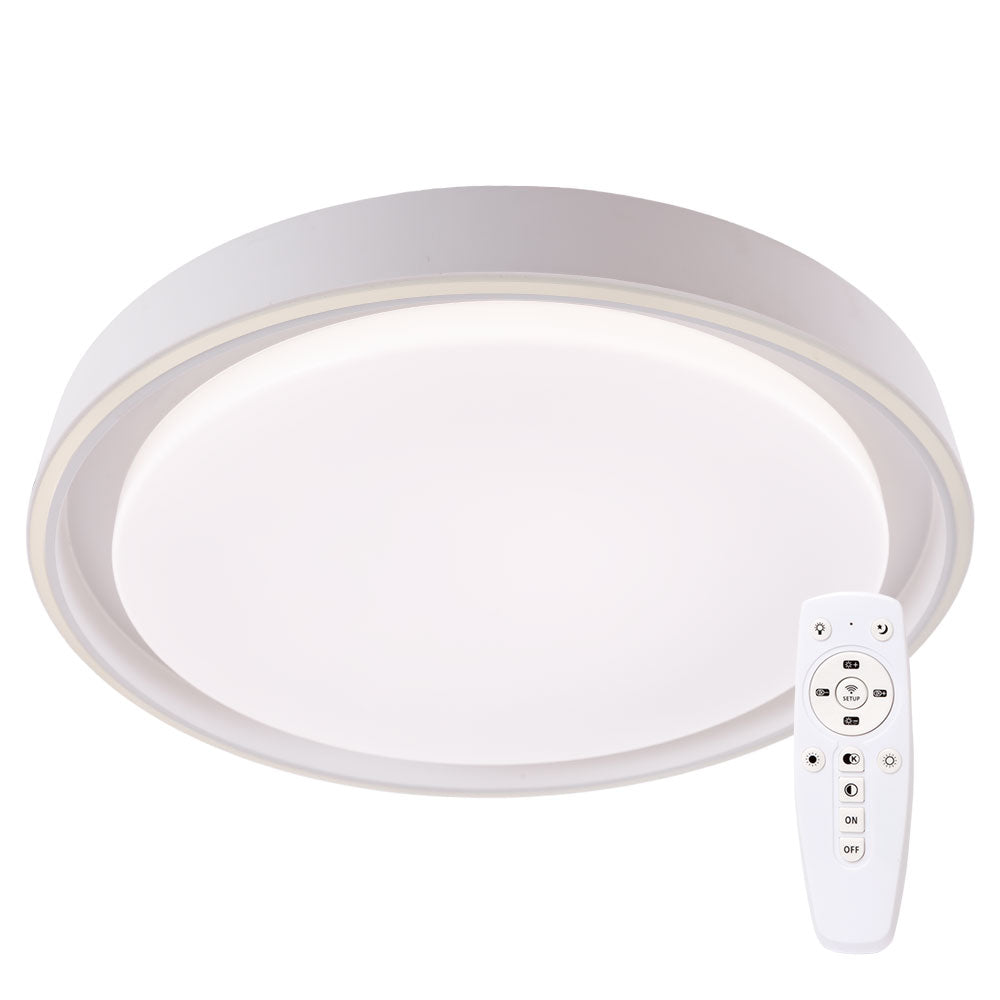 Plafón LED 27W 2.700Lm Redondo BiColor "Sara" CCT Seleccionable 40.000H [HO-CCT-LED03]