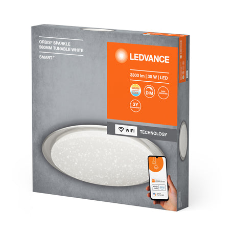 Plafón LED Ledvance "Smart"   30W 2400Lm 2700…6500K 120º IP20 Regulable