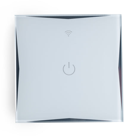 Interruptor Inteligente Táctil Cristal 1 Vía 600W Compatible Google Home/Alexa [HIT-KS-601-1]