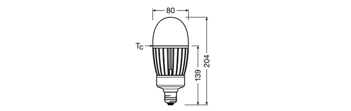 Bombilla LED LEDVANCE E27 41W 6000Lm 4000K 360º IP65