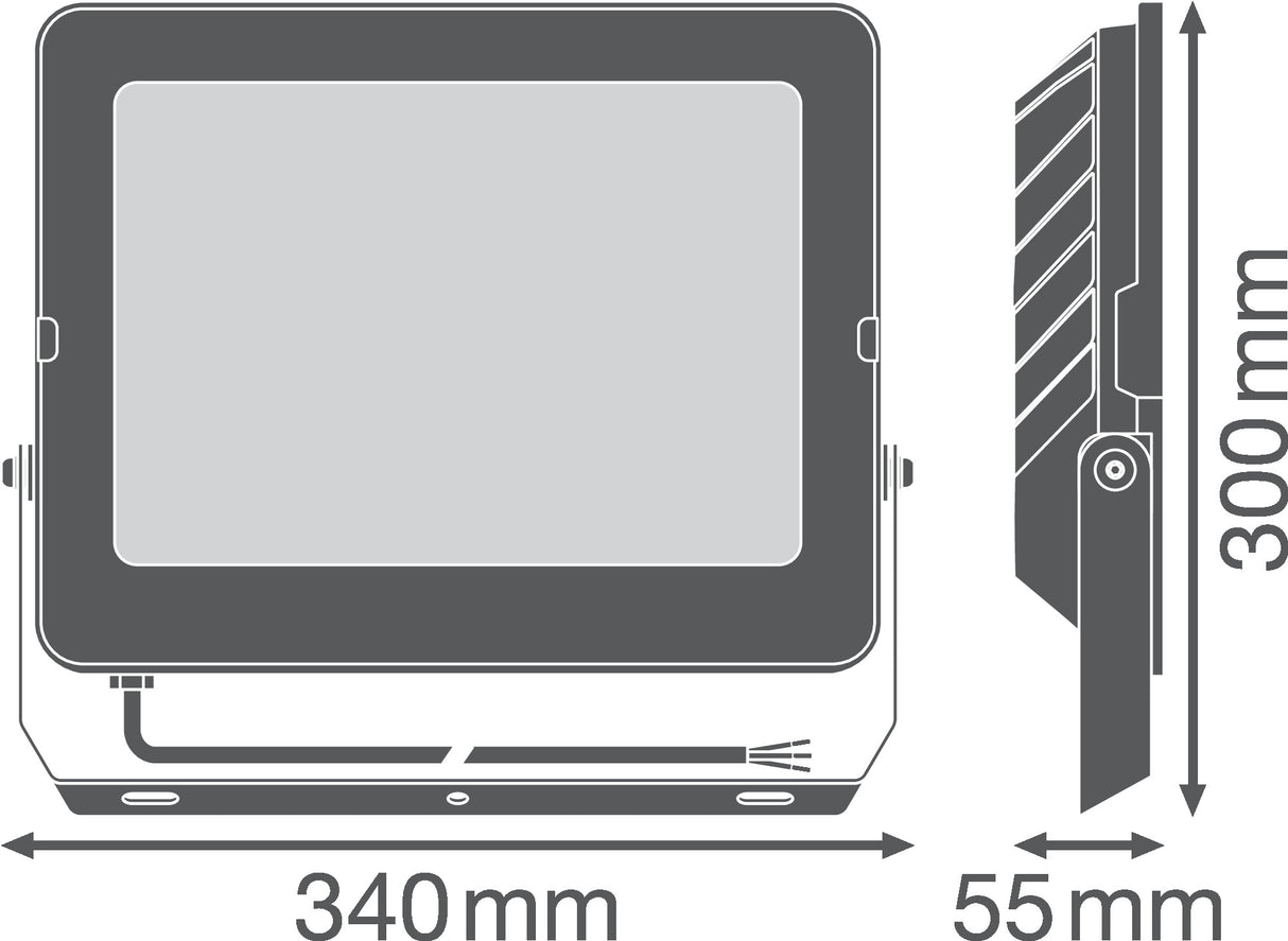 Foco Proyector LED Ledvance   180W 16800Lm 3000K 100 x 100º IP65