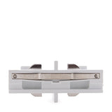 Straight Connector for 3-Phase Rail White