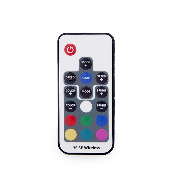 Mini RF Controller for RGB LED Strips with Remote  5-24VDC to 144W