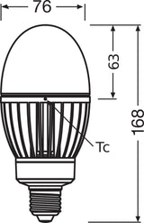 Bombilla LED OSRAM E27 29W 4000Lm 4000K 360º IP65