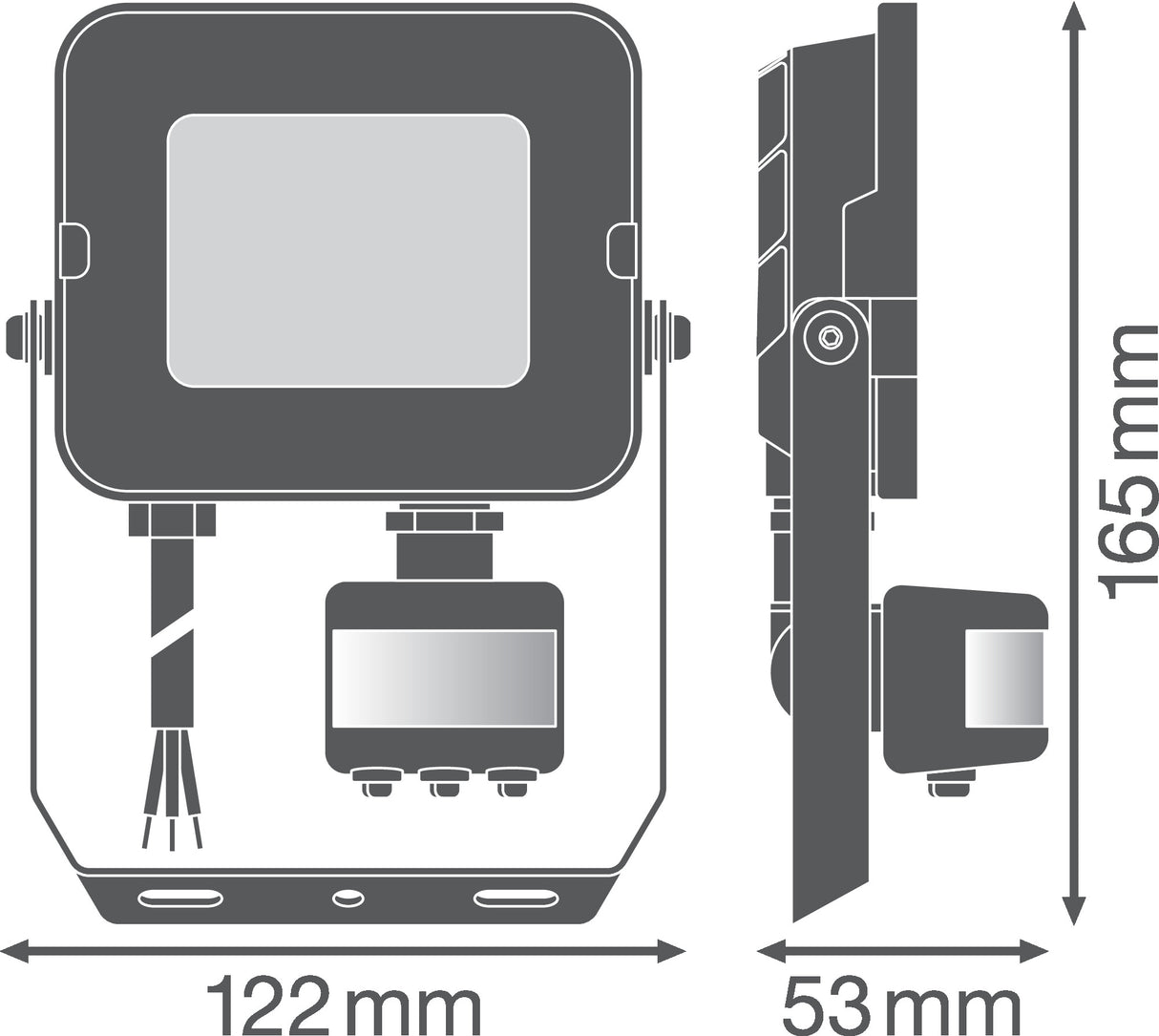 Foco Proyector LED Ledvance   20W 2000Lm 4000K 100 x 100º IP65 Sensor