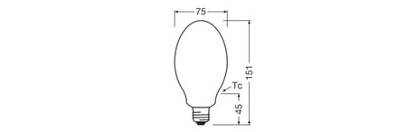 Bombilla LED LEDVANCE E27 13W 2000Lm 4000K 360º IP65